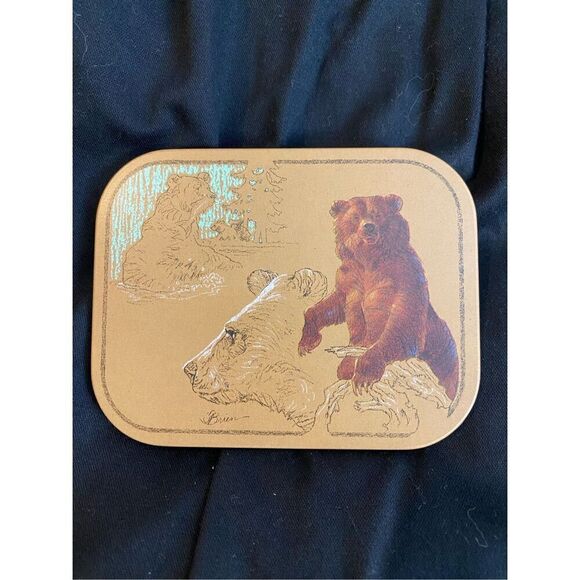 Set of 4 Vintage Avon Wildlife Coasters Tom O'Brien Felt Back - Picture 6 of 11